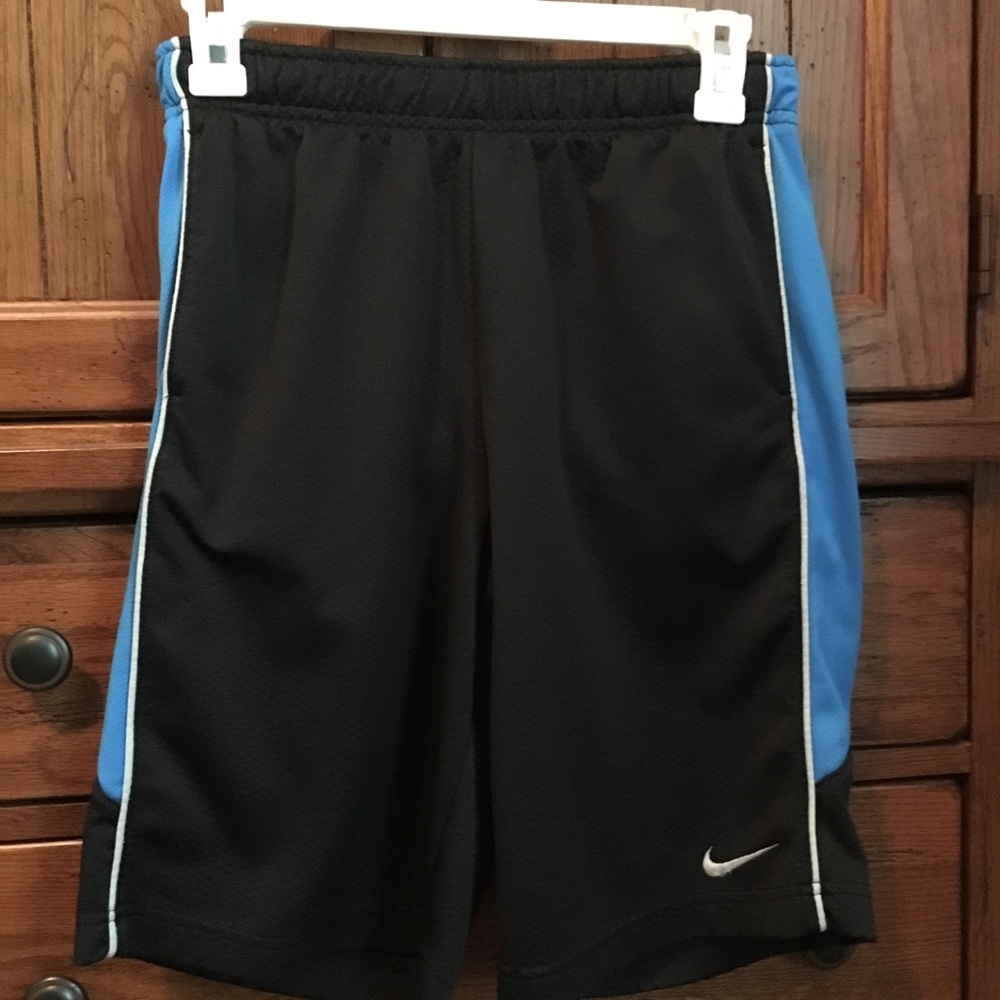 Black and Blue nike shorts